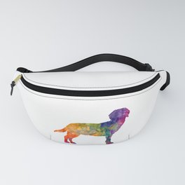 Tyrolean Hound dog in watercolor Fanny Pack