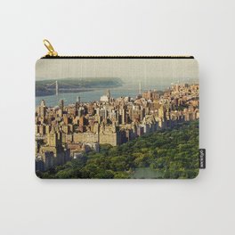 New York City Manhattan aerial view with Central Park and Upper West Side at sunset Carry-All Pouch | Manhattanskyline, Broadway, Photo, Pretty, Brooklyn, Soho, Beautiful, Brooklynbridge, Manhattan, Travel 