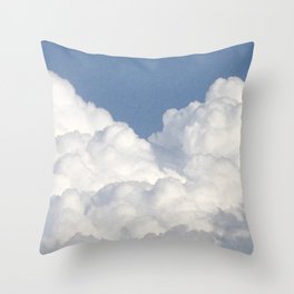 Fluffy Clouds Throw Pillow