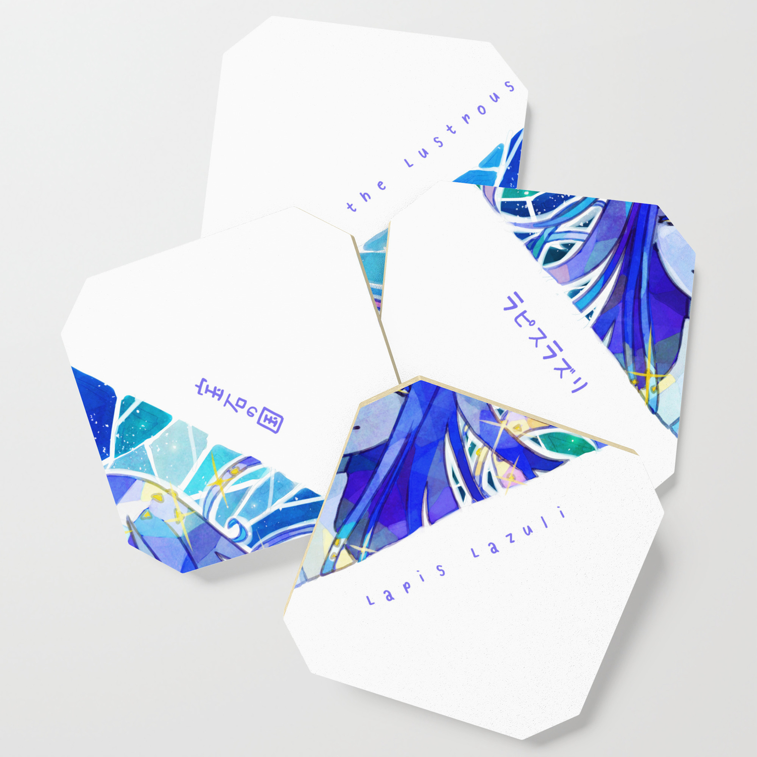 Wallpaper Houseki No Kuni Lapis Lazuli Coaster By Sedeto Society6 Desktop Wallpaper Free