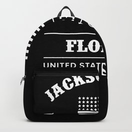Jacksonville Florida USA Backpack | State, Florida, Usa, Minimalism, Jacksonville, 4Thofjuly, America, City, Minimalist, Usacities 