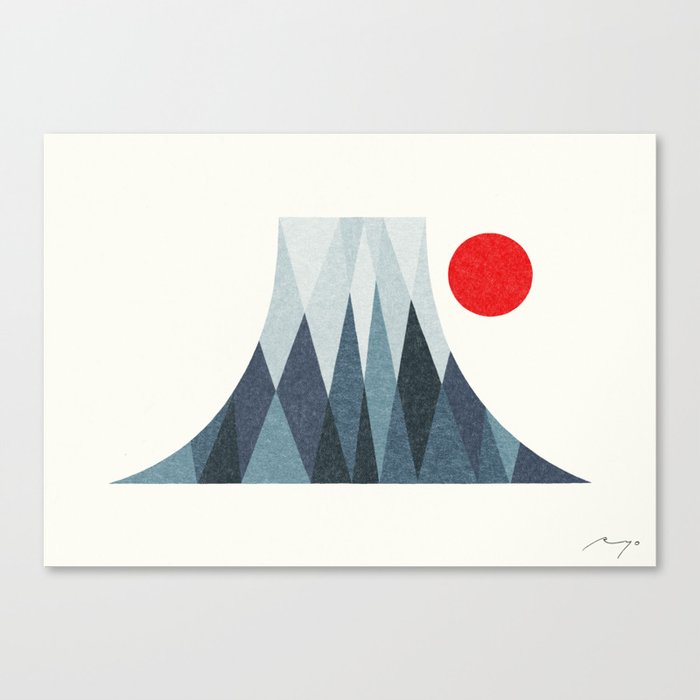 Mount Fuji Canvas Print by Ryo Takemasa | Society6