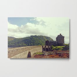 Eilean Donan Castle, Scottish Highlands  Metal Print | Medieval, Castle, Color, Architecture, Eileandonan, Scotland, Scenic, Uk, Wanderlust, Ruins 