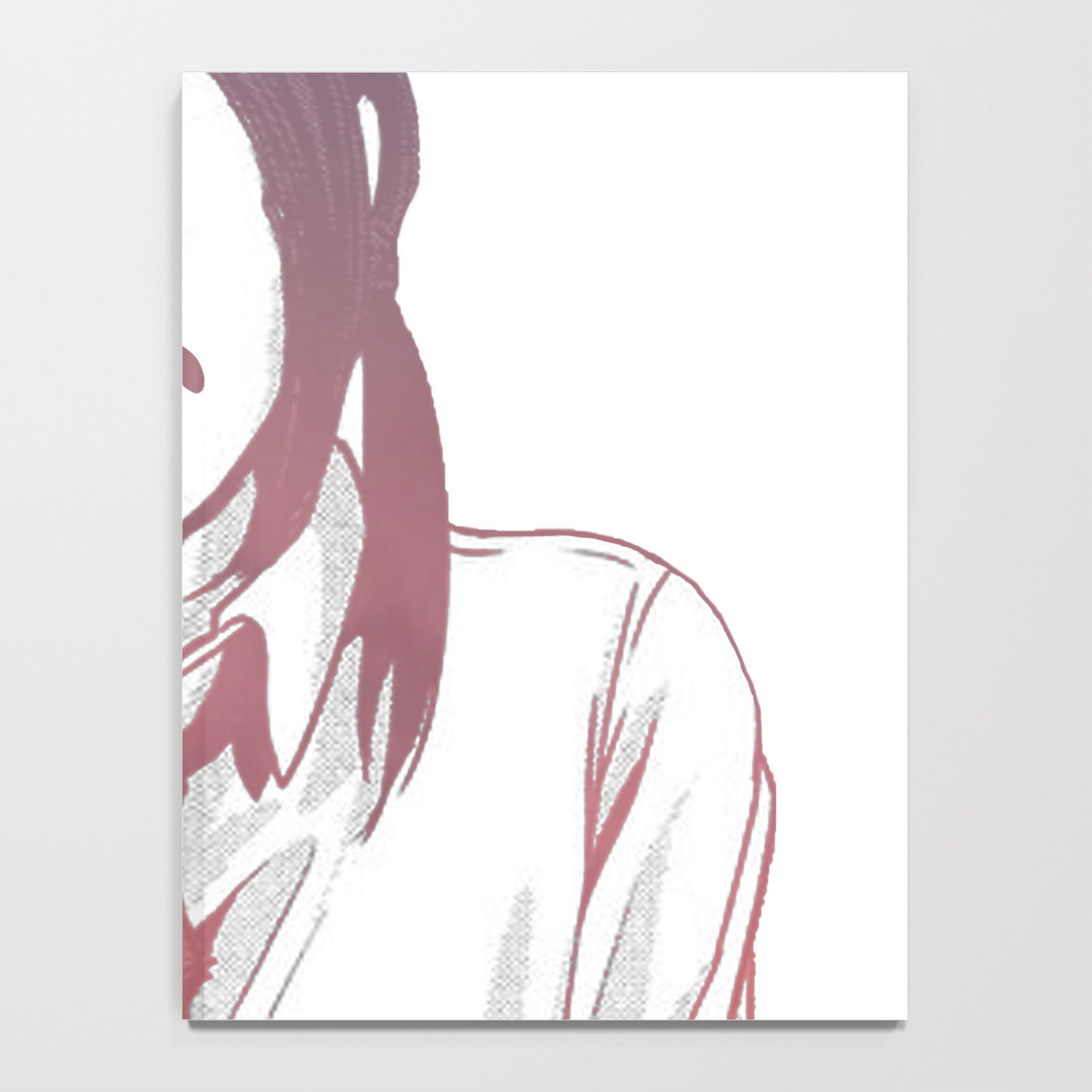 No Face Sad Japanese Anime Aesthetic Notebook By Poser Boy