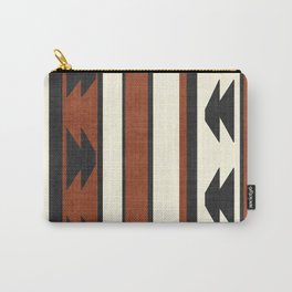 Province in Rust Carry-All Pouch | Pattern, Vector, Digital, Print, Southwest, Black And White, Southwestern, Burntorange, Graphicdesign, Boho 