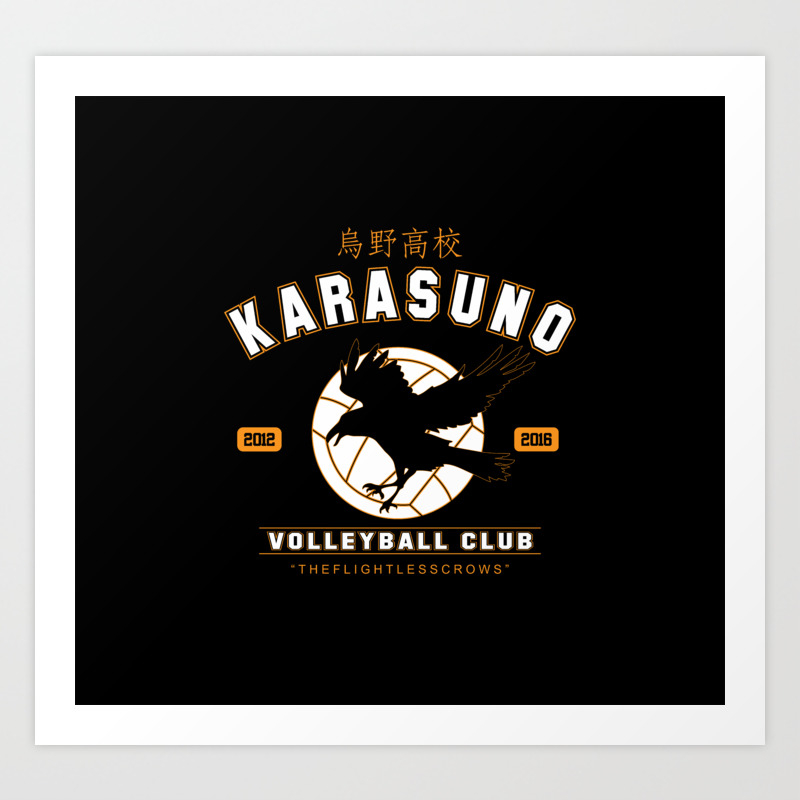 Get Wallpaper Karasuno Art Print By Mulks Society6 Desktop Wallpaper Free