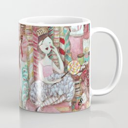 Lost in the Sweets Coffee Mug | Illustration, Children, Food, Painting 