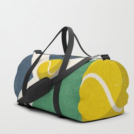 BALLS / Tennis (Hard Court) Duffle Bag | Graphic, Design, Game, Label, Curated, Illustration, Hardcourt, Sport, Minimalism, Matchbox 