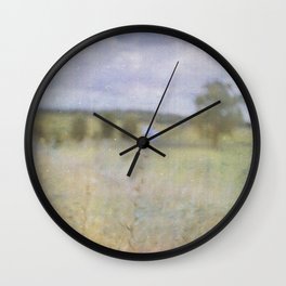 No-man’s-land Wall Clock | Tlr, Clouds, Field, Nature, Film, Outdoor, Analog, Flower, Daylight, Landscape 
