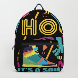 House Music Old School Vintage Design Backpack | Musicstyle, Rave, Gift, Dj, Clubbing, Tape, Housemusic, Party, House, Retro 