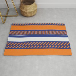 Sport Style Colors Stripes Rug