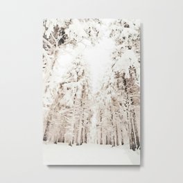 Minimalist winter painting #10 Metal Print | Winterart, Woodspainting, Watercolorpainting, Modernwallart, Abstractwatercolors, Winterwonderland, Woodpainting, Watercolors, Minimalwatercolor, Abstract 
