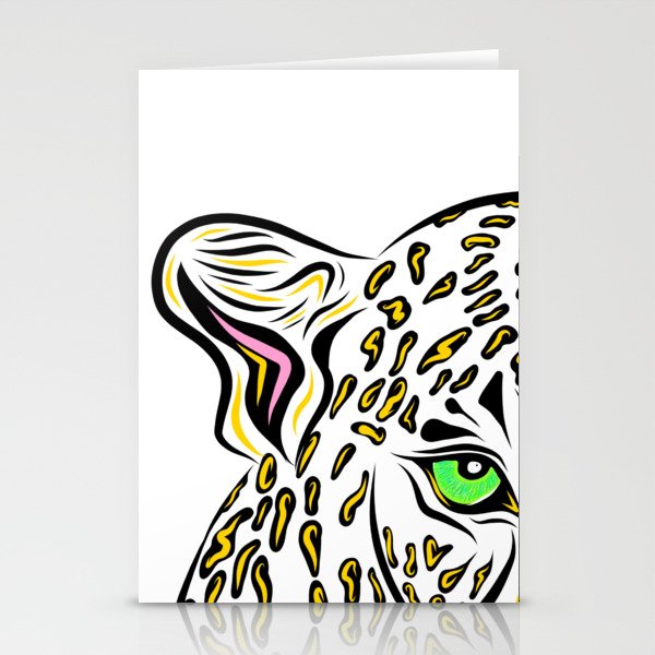 Wallpaper Leopard Eyes Print Stationery Cards By Krisleighsen Society6 For iPhone Free
