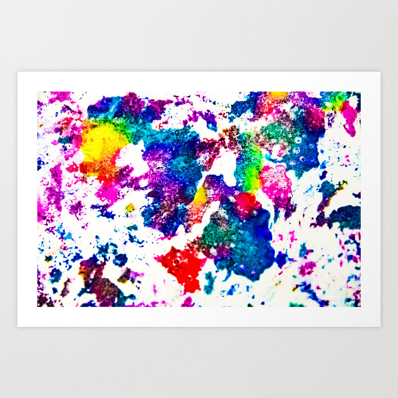 Queer Radiation Abstract Art Modern Print Trippy