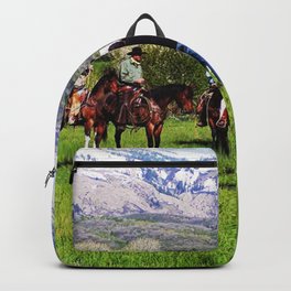 Comfort Zones Backpack | Kids, New, Mountains, Gifts, Outdoors, Color, Atmospheric, Inspirational, Men, Cowboys 