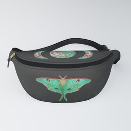 Luna Moth and Triple Moon Fanny Pack