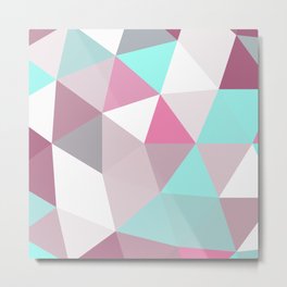 Geometric II Metal Print | Triangles, Shapes, Abstract, Color, Box, Graphicdesign 