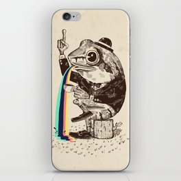 Strange Frog iPhone Skin