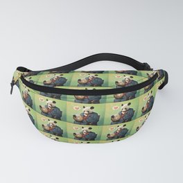 Wise Panda: Love Makes the World Go Around! Fanny Pack