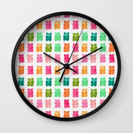 Gummy Bears Colorful Candy Wall Clock | Summer, Sweet, Bear, Gummybear, Curated, Candy, Gummies, Pink, Vacation, Babydecor 