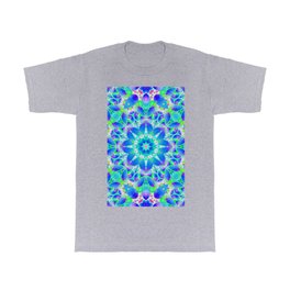 Floral Fractal Art G542 T Shirt | Digital, Pattern, Kaleidoscopic, Floral, Concentric, Fractal, Decor, Flower, Abstract, Kaleidiscope 