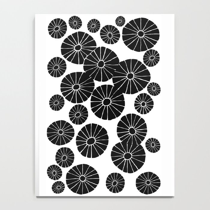 Abstract Hand Drawn Black And White Drawing By Emma Freeman