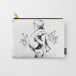 Le Petit Prince Vector Carry-All Pouch | Lineart, Vectordrawing, Blackandwhite, Drawing, Illustration, Print, Digital, Fox, Coloringbook, Vector 
