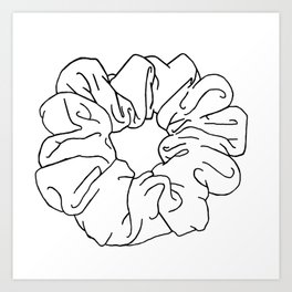 Scrunchie Art Prints For Any Decor Style Society6