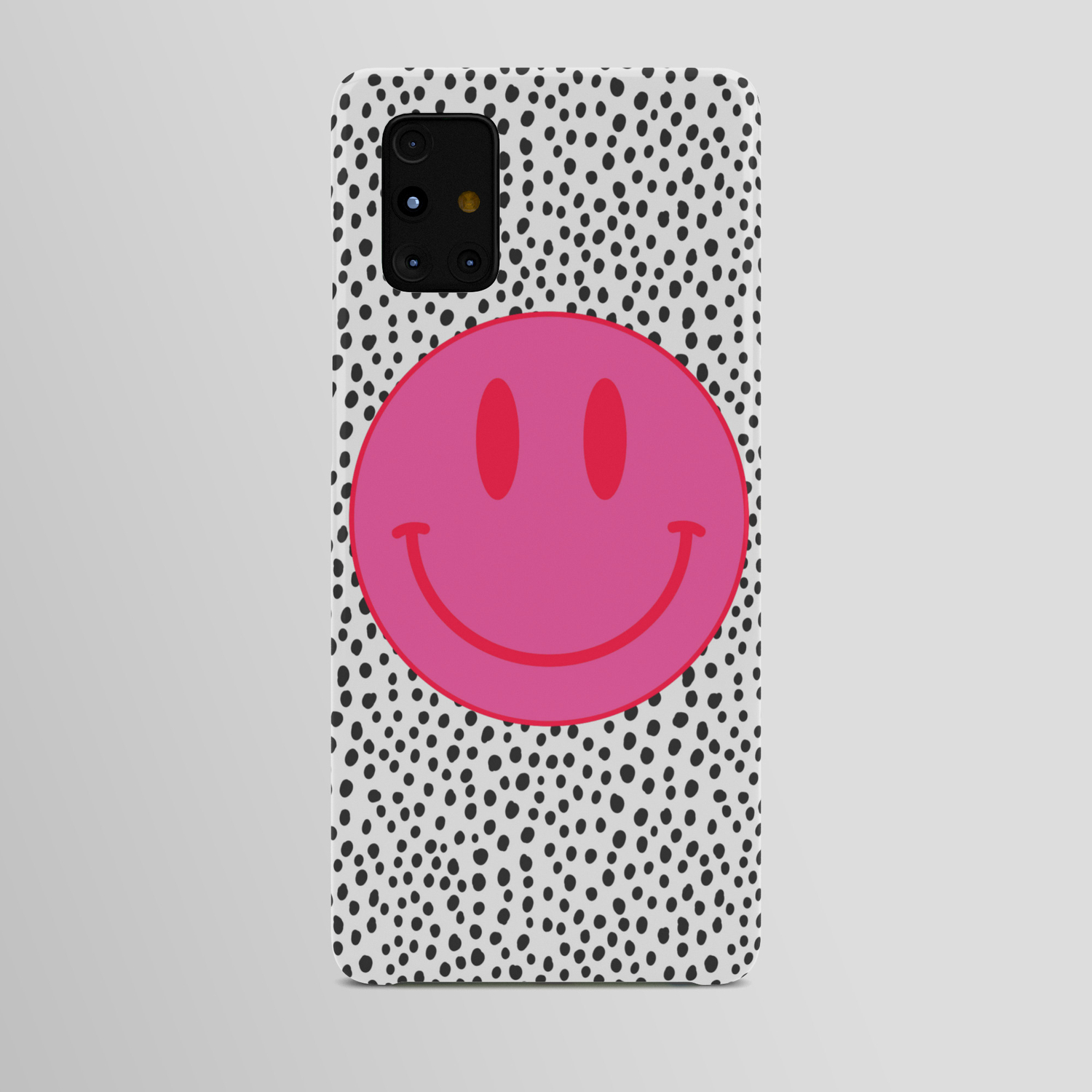 Make Me Smile - Cute Preppy Vsco Smiley Face on Black and White Android  Case by Aesthetics by Shan Boujee | Society6