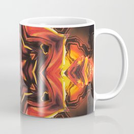 Acrylic Hexagon Coffee Mug | Mandala, Tirppy, Acrylic, Fluid, Fluidpainting, Digital, Psychedelis, Symmetric, Modernart, Pattern 