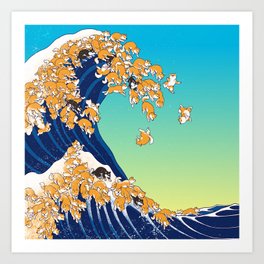 Shiba Art Prints For Any Decor Style Society6