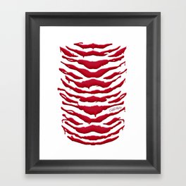 "TigerBlood" blood-stripes by Spysee Framed Art Print
