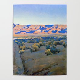 Maynard Dixon Approach to Zion Poster