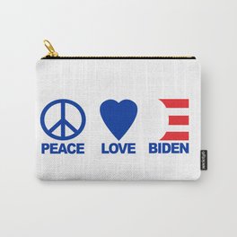 Joe Biden Carry-All Pouch | America, Peacesign, Love, Gift, Usaelection, Biden, Watercolor, Heart, New, Supporbiden 