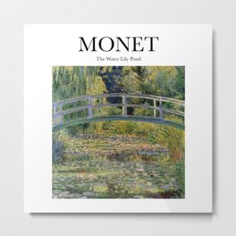 Monet - The Water Lily Pond Metal Print | Lily, Impression, Artist, Water, Art, Digital, Name, Painting, Artwork, Oil 