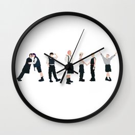 Butter Army  Wall Clock | Kimnamjoon, Bts, Rm, Jk, Kimtaehyung, Suga, Drawing, Kimseokjin, Junghoseok, Jimin 