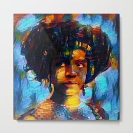 Harlem Renaissance 'Ada Overton Walker' portrait by Prefect Severino Metal Print | Vaudeville, Blacklikesmatter, Blackartist, Blackwoman, Atlanta, Blackisbeautiful, Broadway, Painting, Harlem, Africanamerican 