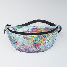 World Map Fanny Pack