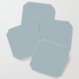 Agile Light Pastel Blue Gray Solid Color Pairs To Sherwin Williams Languid Blue SW 6226 Coaster