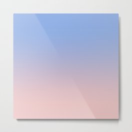 Serenity & Rose Quartz Ombre Metal Print | Graphic Design, Graphicdesign, Pop Art, Pattern, Abstract 