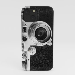 Old Camera iPhone Case | Black and White, Vintage, Photo 