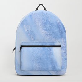 Shimmery Pure Cerulean Blue Marble Metallic Backpack | Marble, Metal, Shimmer, Graphicdesign, Shiny, Vein, Marbled, Metallic, Gold, White 