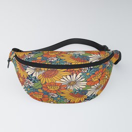 70s Retro Floral - Bold Fanny Pack
