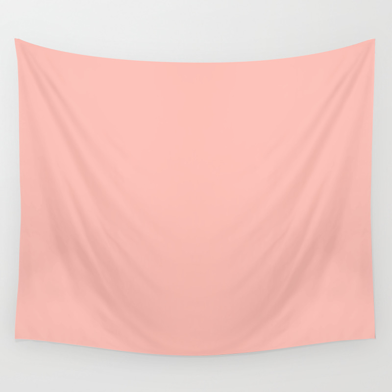From The Crayon Box – Melon Pink - Pastel Pink Solid Color Wall Tapestry by  Simply Solids Now Over 3800 Colors For Y | Society6