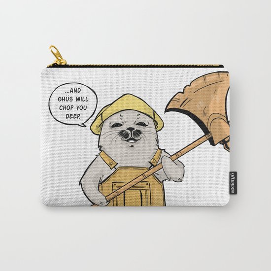 Ghus Carry-All Pouch by blackproxima | Society6