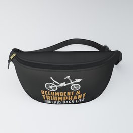 Tricycle Recumbent & Triumphant Laid Back Life Fanny Pack