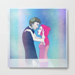 " Maybe we can give it another go around?" Metal Print | Jimcarrey, Fading, Color, Michelgondry, Painting, Eternalsunshine, Photo, Spotlessmind, Love, Memory 