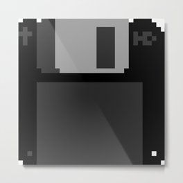3½-inch Floppy Disc Metal Print
