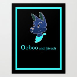 Ooboo and friends: Oooboo Poster Art Print