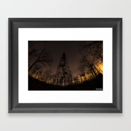 Ninham Fire tower Framed Art Print